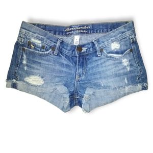 Abercrombie & Fitch Factory Distressed Jean Shorts size 2